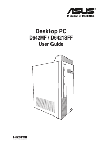 Manual Asus D642MF PRO Desktop Computer