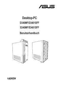 Bedienungsanleitung Asus S3401SFF PRO Desktop