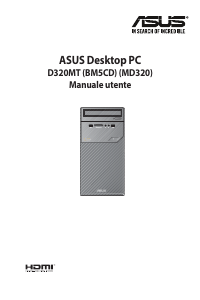 Manuale Asus BM5CD Desktop
