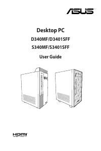 Handleiding Asus D340MF PRO Desktop