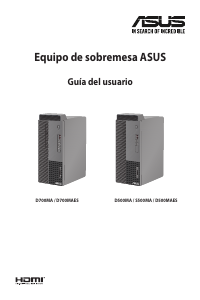 Manual de uso Asus S500MA Computadora de escritorio
