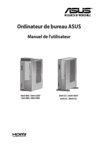 Mode d’emploi Asus D641MD PRO Ordinateur de bureau