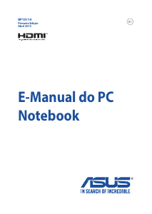 Manual Asus PX552SJ Computador portátil