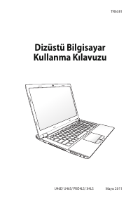 Kullanım kılavuzu Asus U46SM Dizüstü bilgisayar