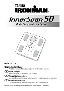 Manual Tanita BC-350 InnerScan 50 Scale