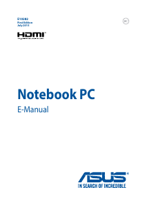 Manual Asus L205SA Laptop