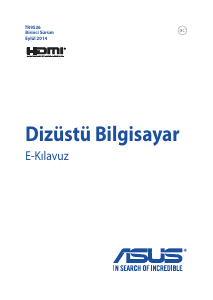 Kullanım kılavuzu Asus U305FA Zenbook Dizüstü bilgisayar