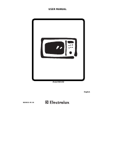 Manual Electrolux EME2350 Microwave