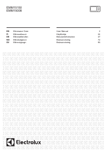 Manual Electrolux EMM15150OW Microwave