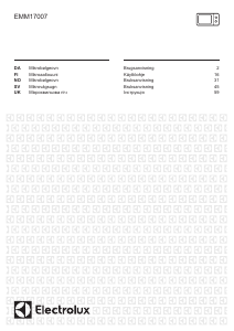 Посібник Electrolux EMM17007OX Мікрохвильова піч