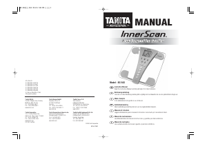 Manual Tanita BC-543 InnerScan Scale