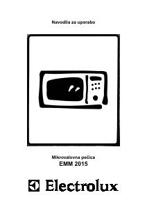 Priročnik Electrolux EMM2015S Mikrovalovna pečica