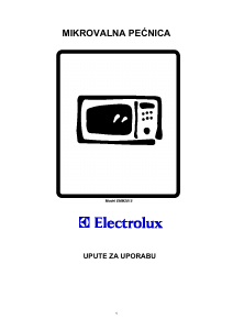 Priručnik Electrolux EMM2015S Mikrovalna pećnica