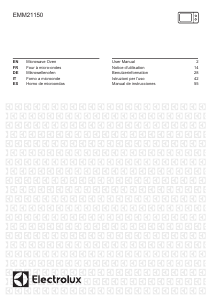 Manual de uso Electrolux EMM21150S Microondas