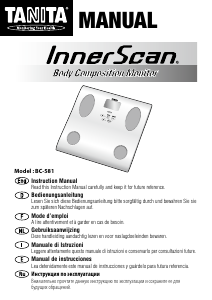 Manual de uso Tanita BC-581 InnerScan Báscula