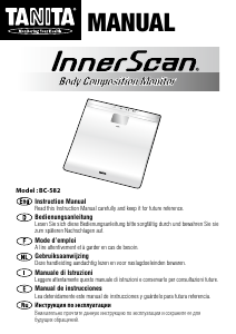 Manual Tanita BC-582 InnerScan Scale