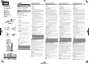 Mode d’emploi Tanita HD-302 Pèse-personne