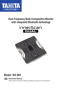 Manual Tanita RD-901 InnerScan Dual Scale