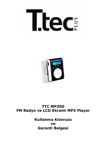 Kullanım kılavuzu T.tec TTC MP300 Mp3 çalar