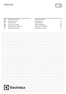 Kasutusjuhend Electrolux EMS21400S Mikrolaineahi