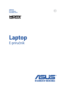 Priručnik Asus N501JW Prijenosno računalo