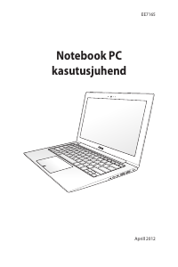 Kasutusjuhend Asus BX32VD Zenbook Sülearvuti