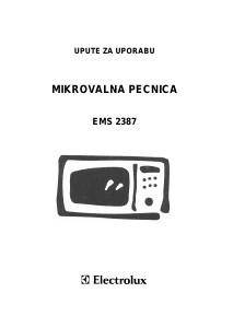 Priručnik Electrolux EMS2387 Mikrovalna pećnica