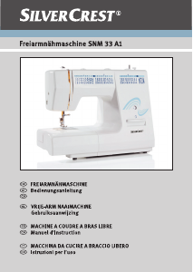 Manuale SilverCrest SNM 33 A1 Macchina per cucire