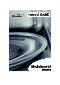 Használati útmutató Electrolux EMS26405X Mikrohullámú sütő