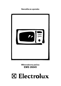 Priročnik Electrolux EMS26405X Mikrovalovna pečica