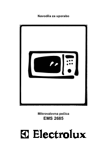 Priročnik Electrolux EMS2685X Mikrovalovna pečica