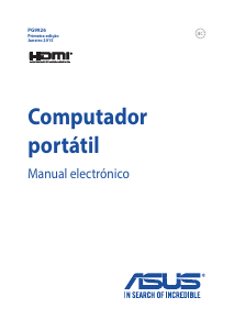 Manual Asus V505LX Computador portátil