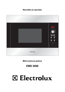 Priročnik Electrolux EMS2688X Mikrovalovna pečica