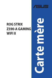 Mode d’emploi Asus ROG STRIX Z590-A GAMING WIFI II Carte mère