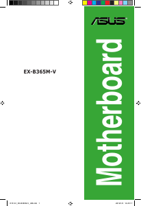 Manual Asus EX-B365M-V Motherboard