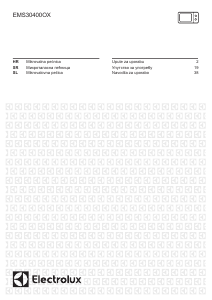 Priročnik Electrolux EMS30400OX Mikrovalovna pečica