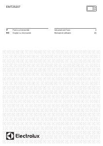 Manuale Electrolux EMT25207OB Microonde