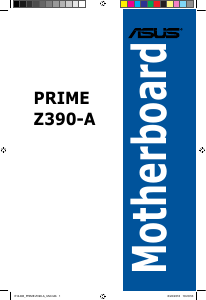 Manual Asus PRIME Z390-A/H10 Motherboard