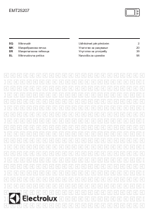 Priročnik Electrolux EMT25207OW Mikrovalovna pečica