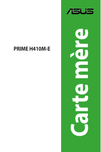 Mode d’emploi Asus PRIME H410M-E/CSM Carte mère