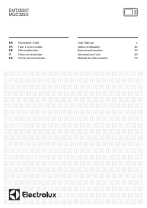 Manuale Electrolux EMT25507OX Microonde