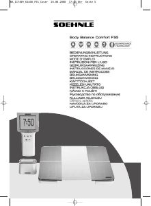 Brugsanvisning Soehnle Body Balance Comfort FS5 Personvægt