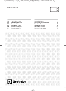 Руководство Electrolux KMFE264TEW Микроволновая печь