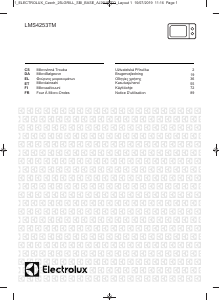 Manual de uso Electrolux LMS4253TMX Microondas