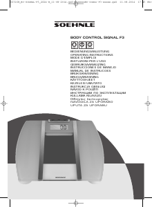 Руководство Soehnle Body Control Signal F3 Весы