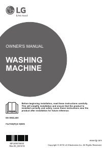Manual LG F2J7HS2S Washing Machine