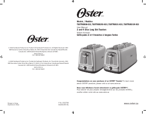 Handleiding Oster TSSTTRJB08-033 Broodrooster