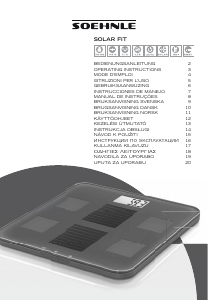 Handleiding Soehnle Solar Fit Weegschaal