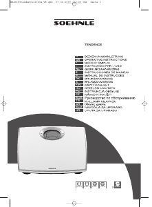 Manuale Soehnle Tendence Bilancia