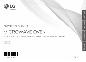 Manual LG MS2342BS Microwave